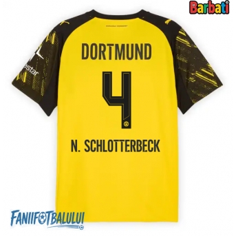 Borussia Dortmund Nico Schlotterbeck #4 Tricou Fotbal Replică 2025-26 Barbati Acasa